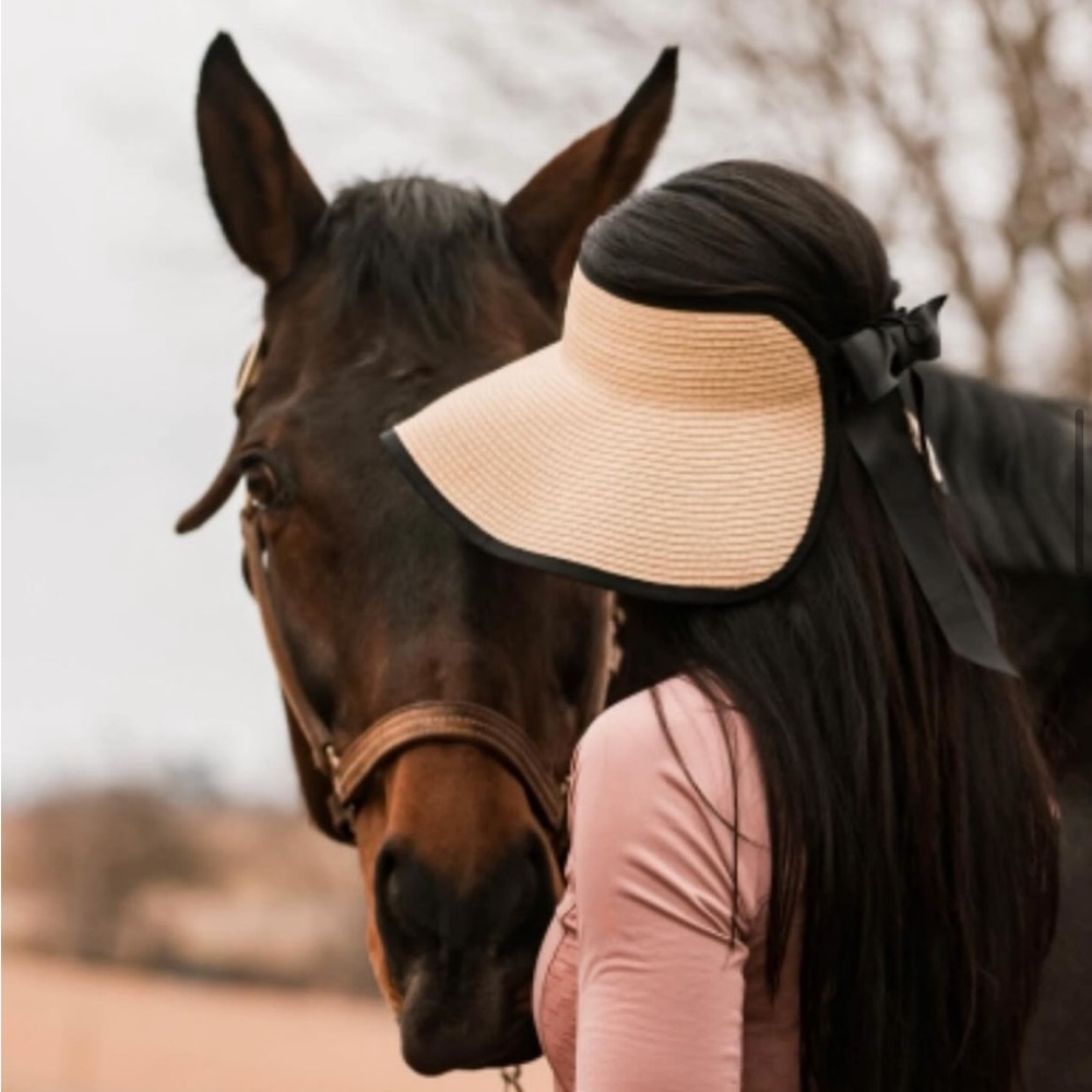 Tie-Back Jute Sun Visor